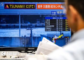 Japan on high alert for 'huge' second quake after issuing tsunami warning