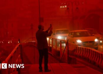 Man dies in storm as Saharan dust shrouds Crete