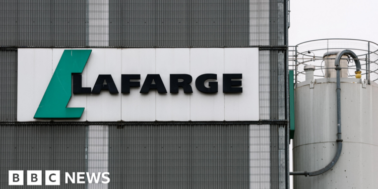 Cement giant guilty of financing militant groups including Islamic State