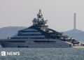 Russian superyacht sails through Strait of Hormuz despite blockade