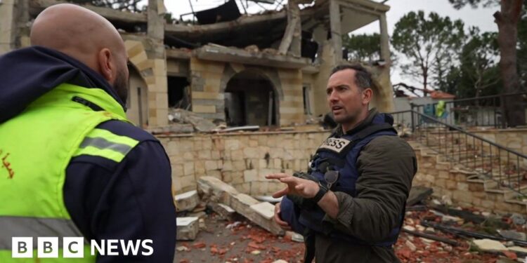 BBC joins paramedics on duty in Lebanon after Israeli air strikes