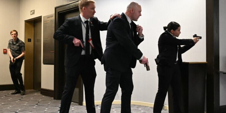 Trump evacuated from White House correspondents’ dinner | Donald Trump News