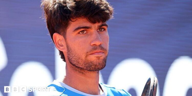 French Open: Carlos Alcaraz says test on wrist injury ‘crucial’ for hopes of defending title