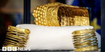 Ancient golden helmet recovered more than a year after Dutch heist