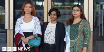Singapore court fines women for pro-Palestinian walk