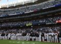 Yankees pay tribute to ‘iconic’ John Sterling during, after win