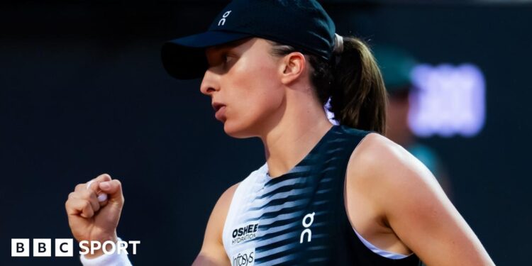Italian Open: Iga Swiatek sets up Naomi Osaka meeting