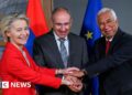 European leaders converge on Armenia as Russia looks on