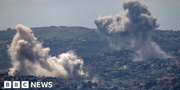Israeli ‘double-tap’ strike kills three rescue workers in Lebanon, officials say