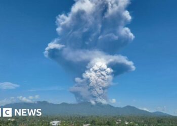 Three dead after volcano erupts on Indonesian island