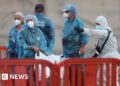 US and French nationals test positive for hantavirus after leaving ship
