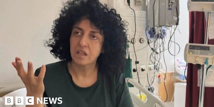 Ailing Iranian Nobel laureate given bail and hospital transfer