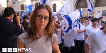 BBC on the ground during march through Jerusalem’s Old City