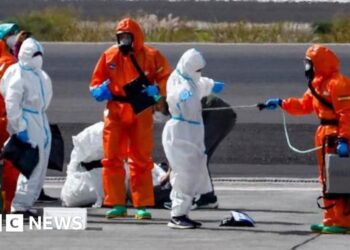 Spain starts evacuating virus-hit cruise ship in Tenerife