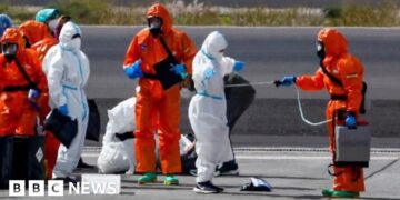 Spain starts evacuating virus-hit cruise ship in Tenerife