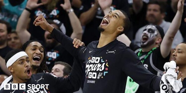 NBA play-offs: Victor Wembanyama shines as San Antonio Spurs and New York Knicks win