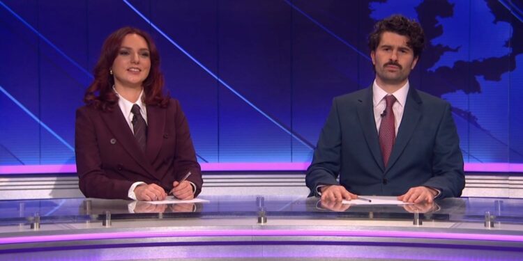 ‘SNL U.K.’ Weekend Update Takes Aim at Katy Perry’s ‘Stupid Moron’ Mask